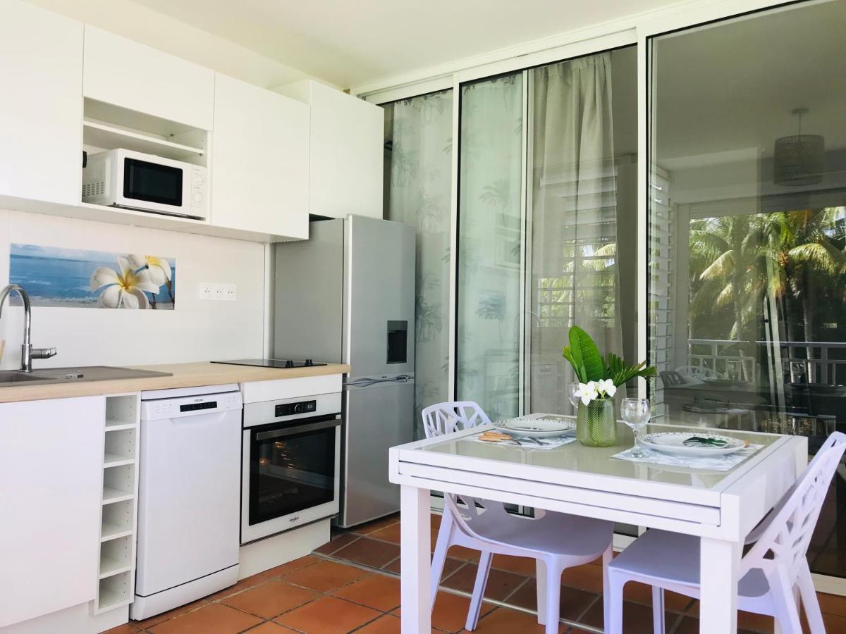 Coeur Tiare Studio Lounge Piscine Plage Cocotiers Saint-Francois  Εξωτερικό φωτογραφία