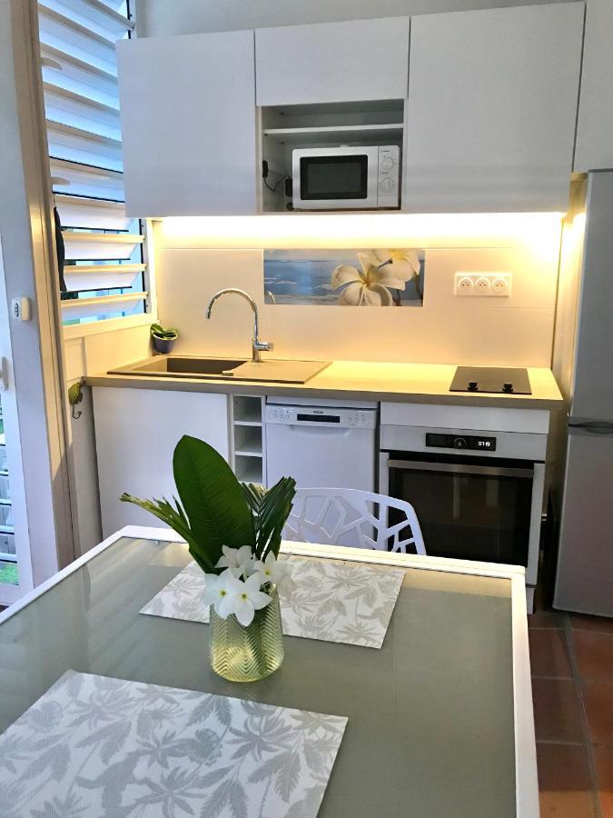 Coeur Tiare Studio Lounge Piscine Plage Cocotiers Saint-Francois  Εξωτερικό φωτογραφία