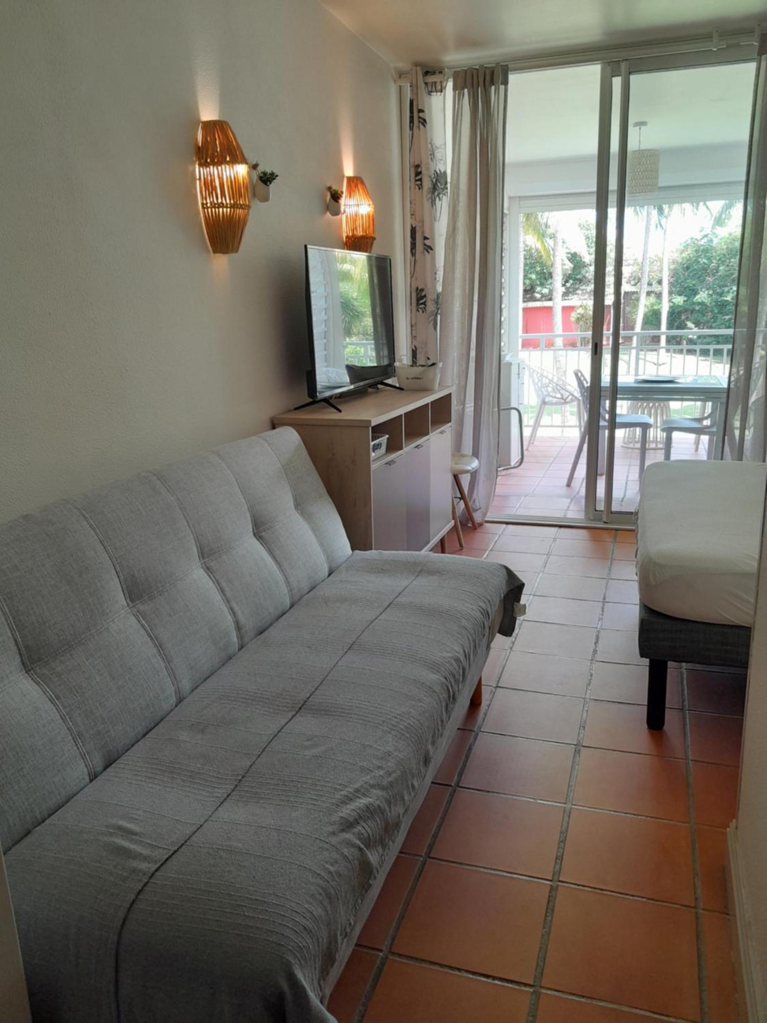 Coeur Tiare Studio Lounge Piscine Plage Cocotiers Saint-Francois  Εξωτερικό φωτογραφία
